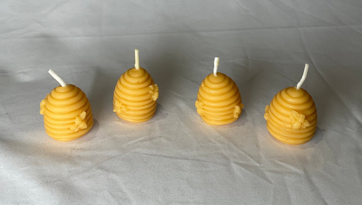 Small Pure Beeswax Hive Candles