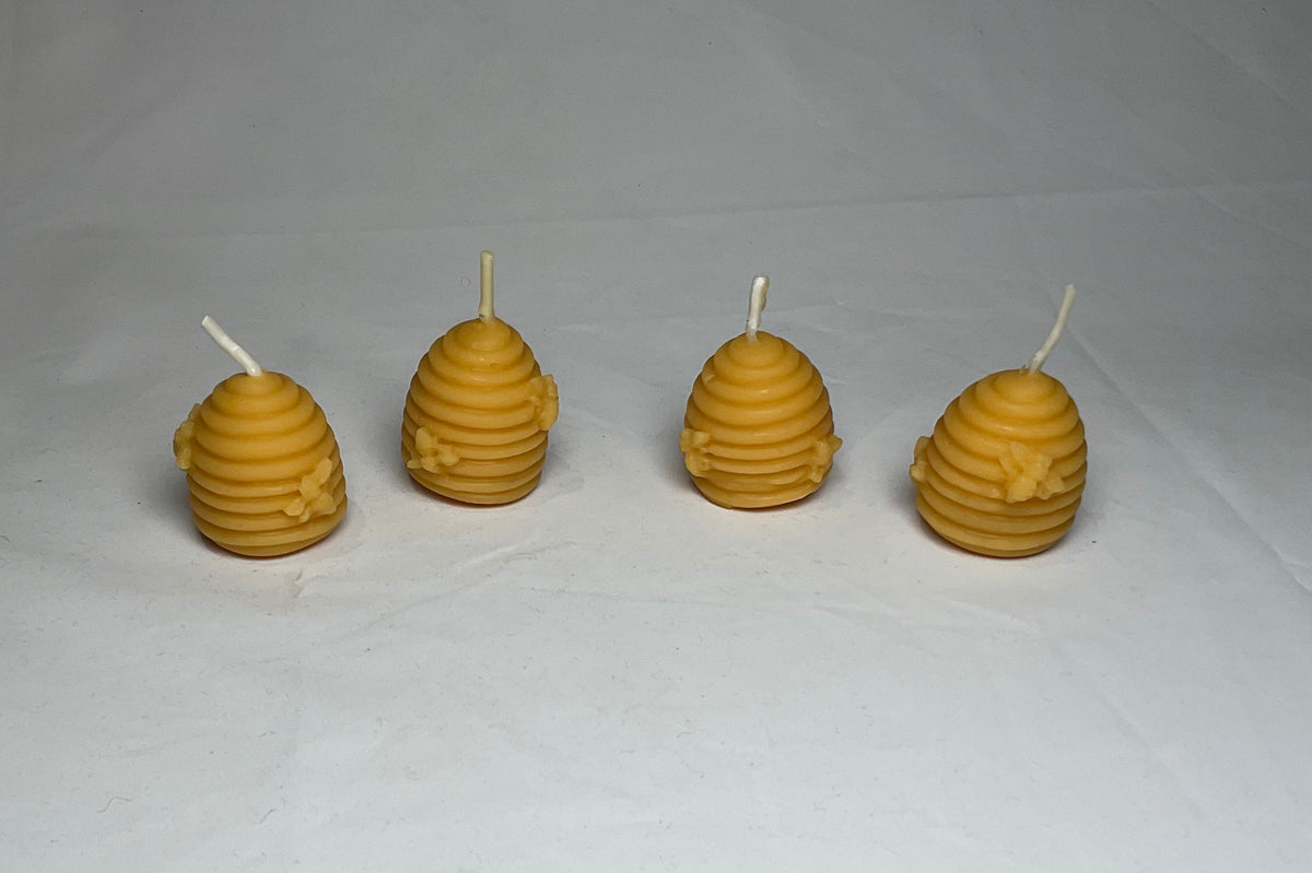 Small Pure Beeswax Hive Candles