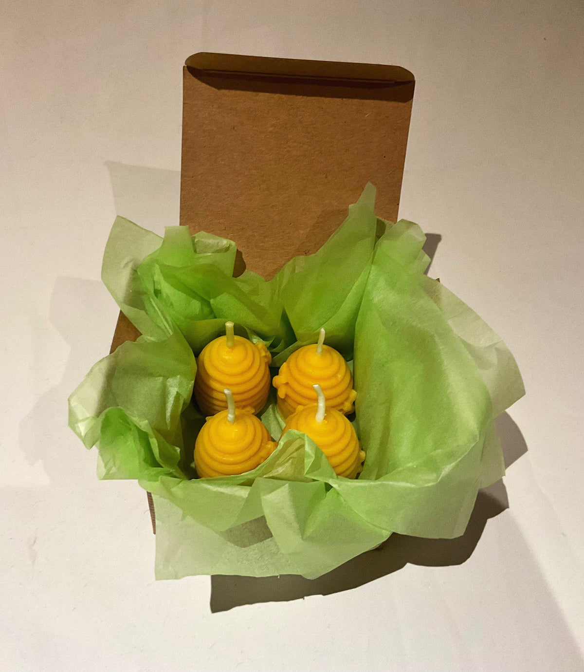 Small Pure Beeswax Hive Candles