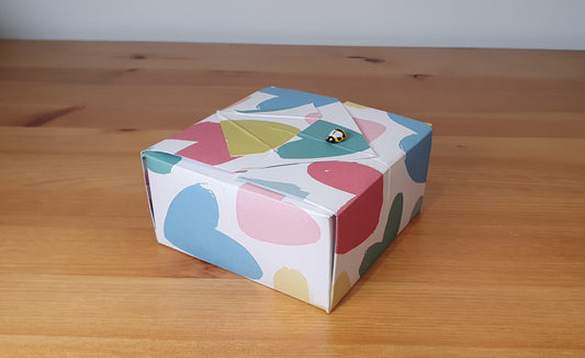 FREE DELIVERY-Pure local beeswax candles in Origami gift box