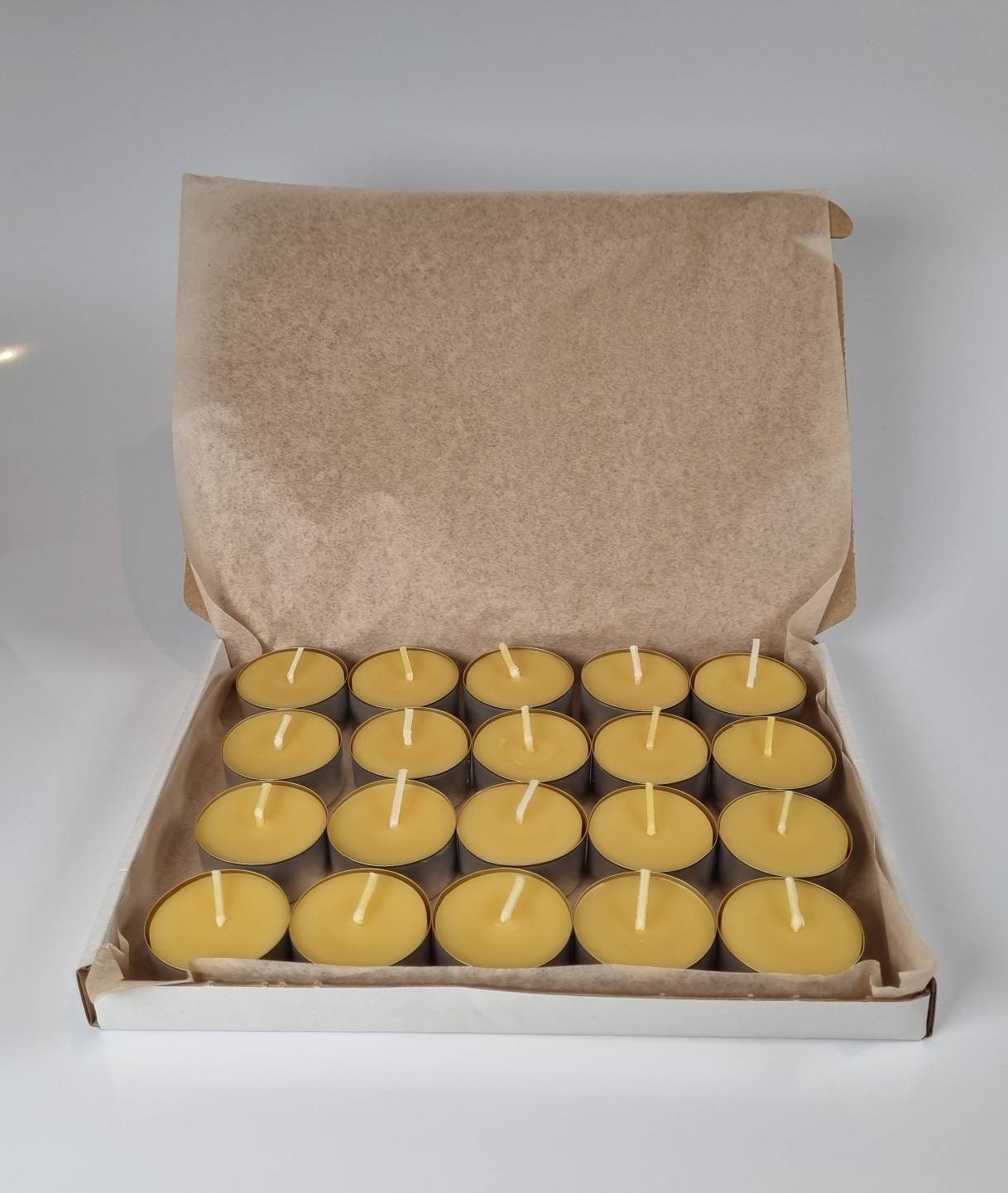 Handmade Pure Beeswax Tea Lights