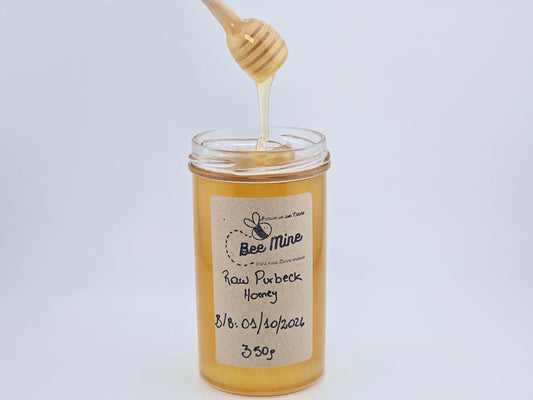 FREE delivery (ordering 2+) - Local British Dorset honey, Pure raw honey and unfiltered - From the Isle of Purbeck.